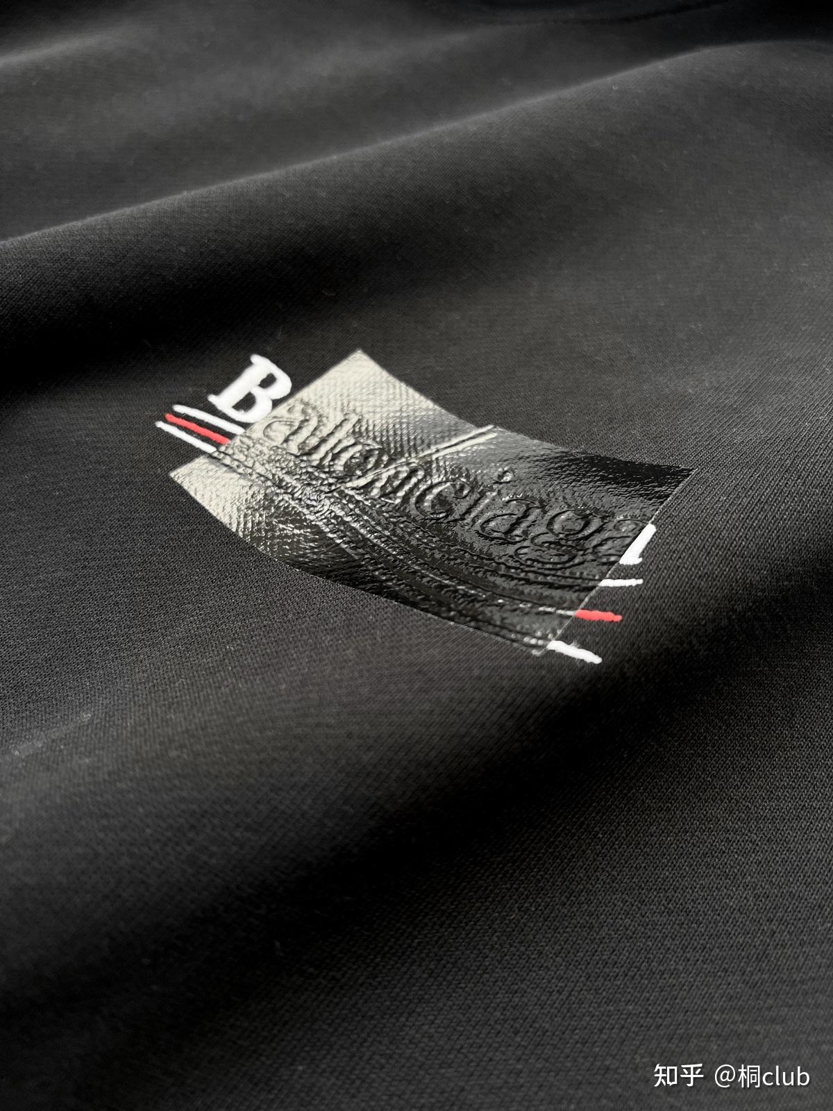 小桐巴黎世家22fw黑胶带可乐连帽卫衣—鉴定解析 - 知乎