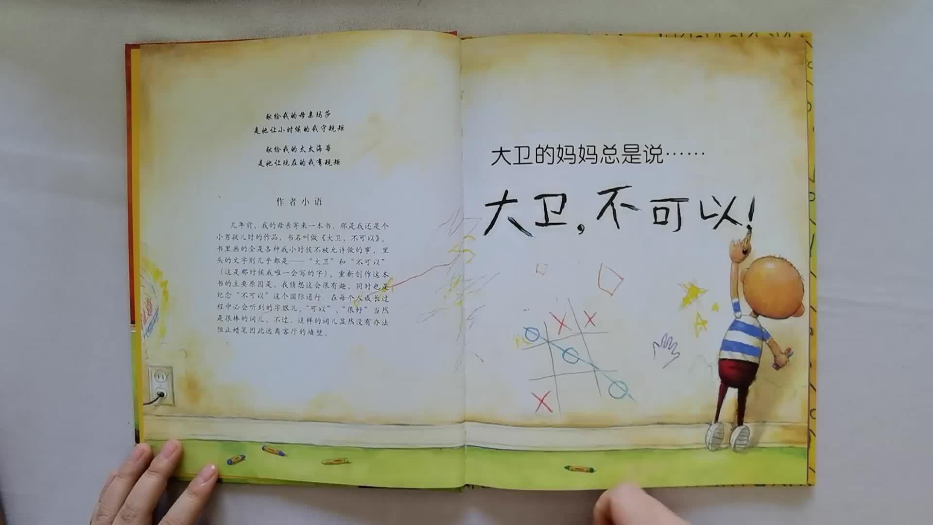 动画绘本-大卫不可以