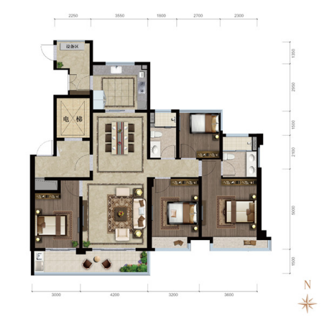 亚运村房源:共约4400套均价:预计45000-47000元/㎡房源面积:绿城98