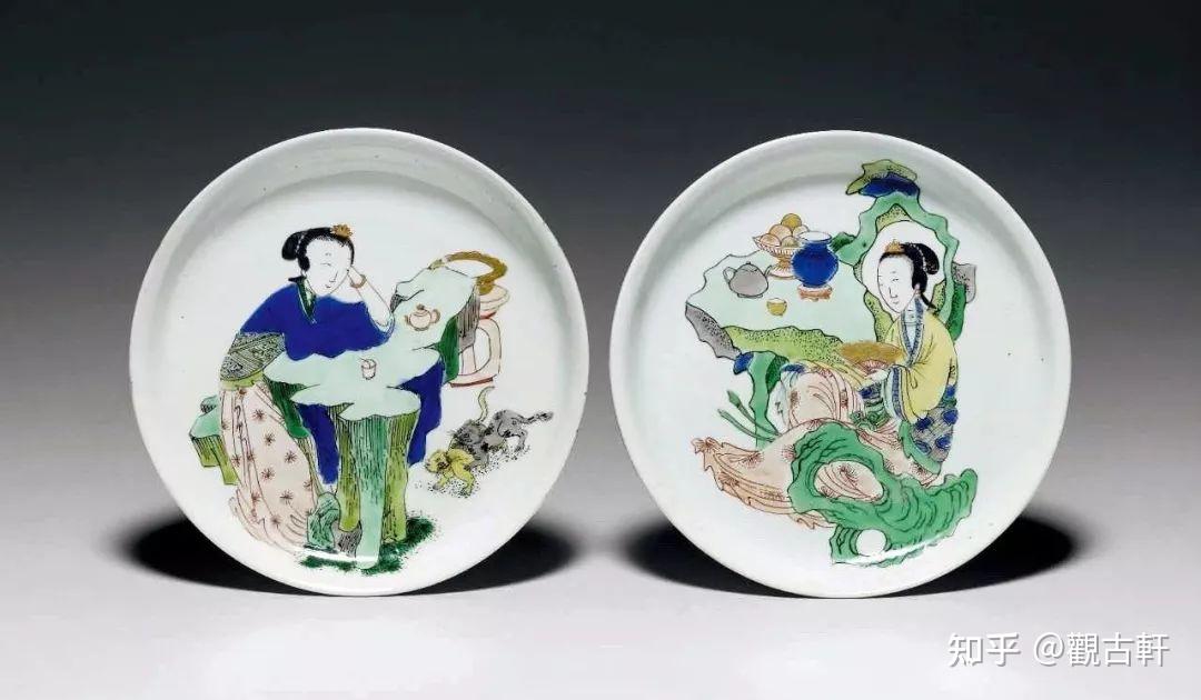 康熙瓷器上的仕女图：如花美眷，似水流年- 知乎