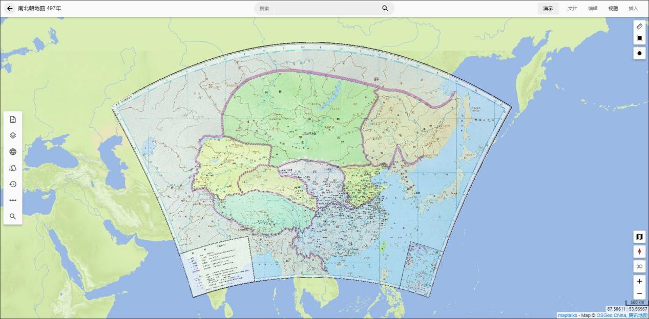 如何快速瀏覽各個朝代的疆域地圖