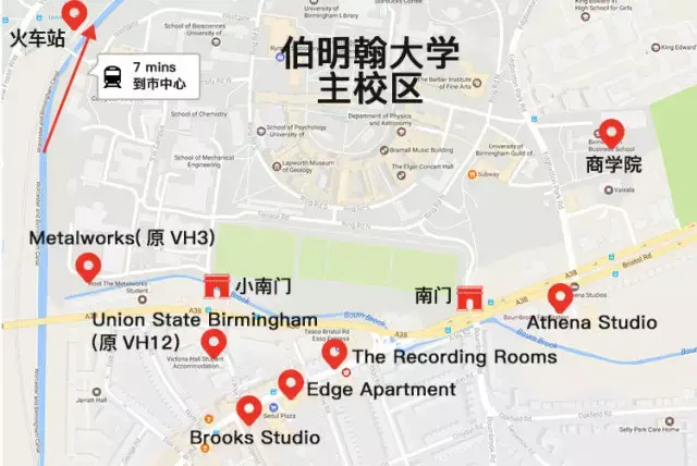 伯明翰大学住宿