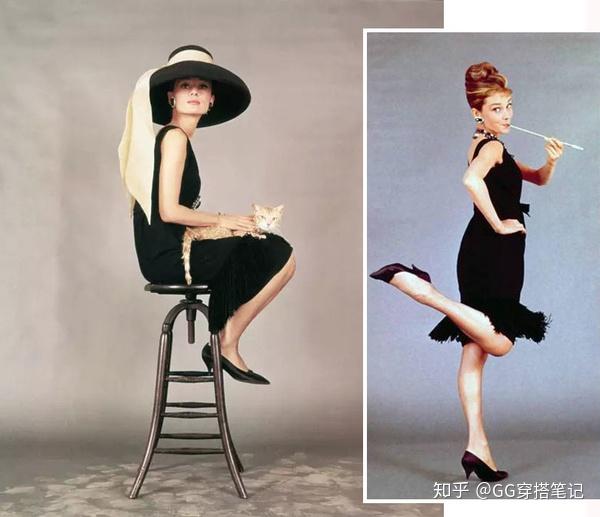 《蒂凡尼的早餐》中赫本的猫跟鞋扮相至今还会被人模仿,这条流苏灵动