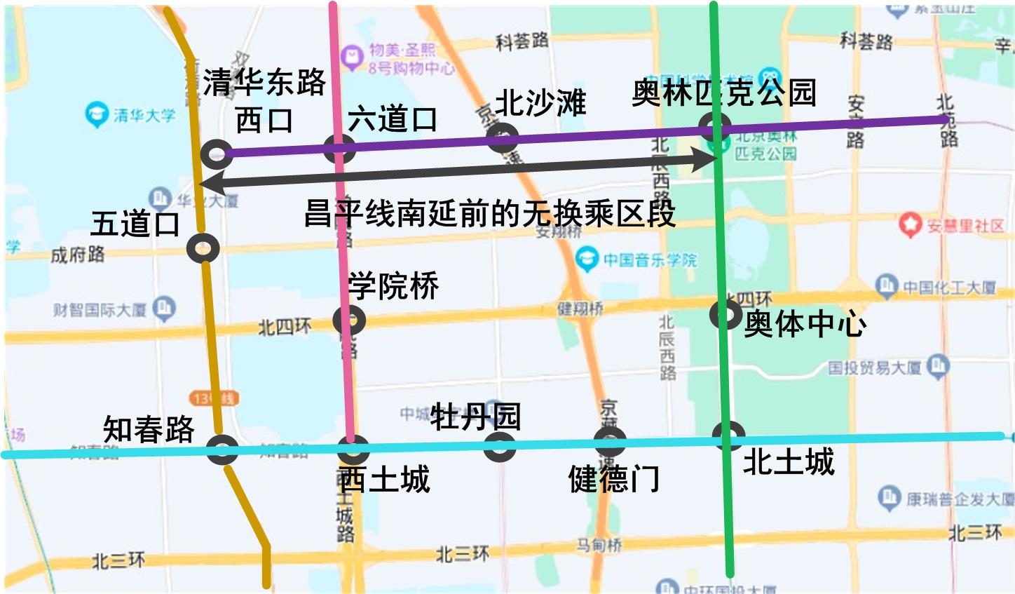 昌平线南延线路图图片