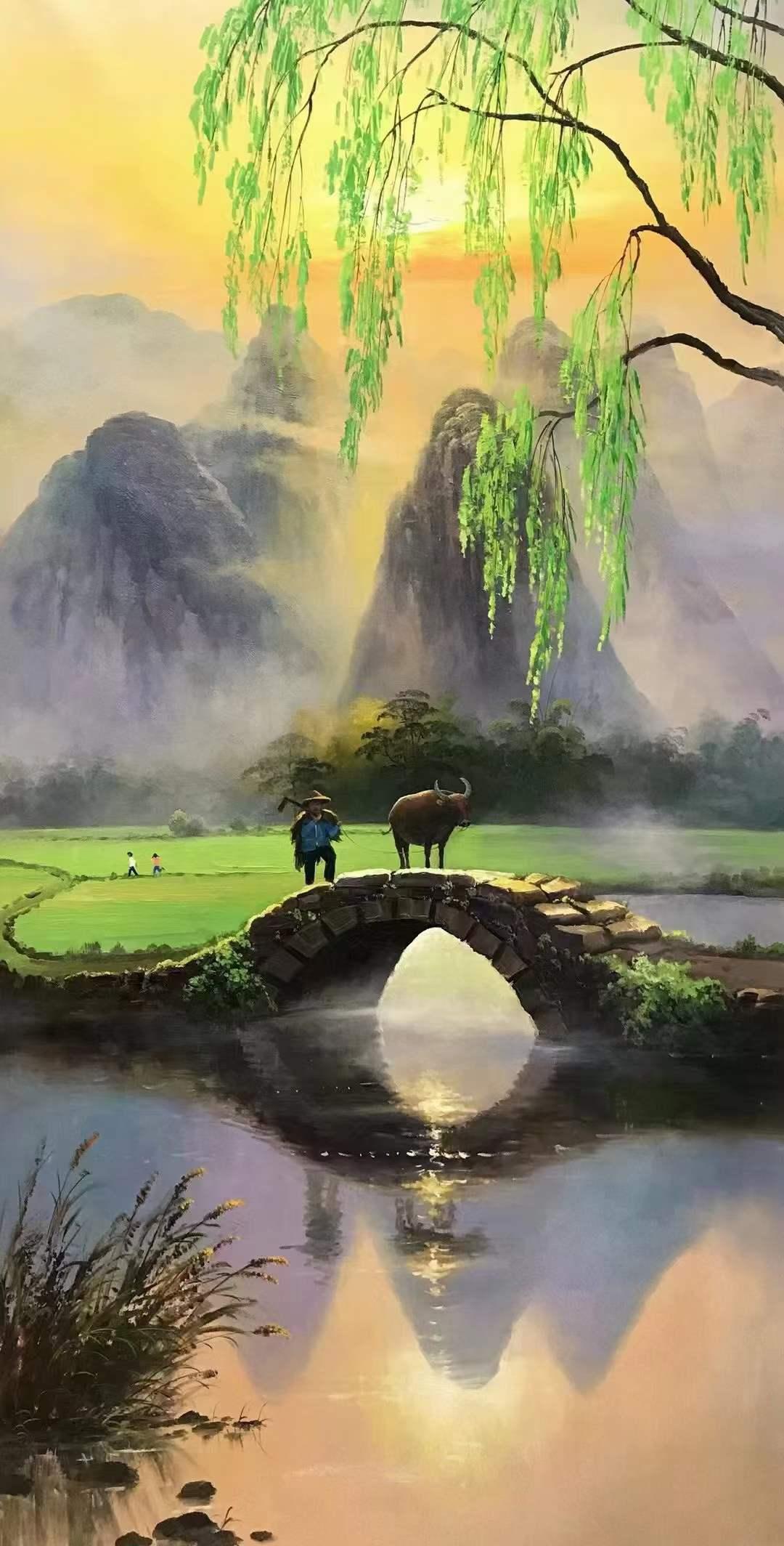 实力派画家龙蟠油画作品赏析:唯美清新  细腻生动