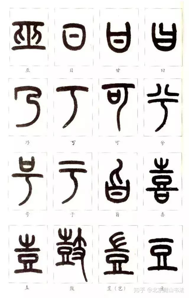 书法工具|看懂这些,认识篆字不是问题 - 知乎