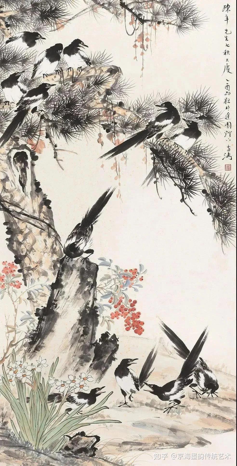 妙手入丹青——王雪涛花鸟高清作品欣赏 - 知乎