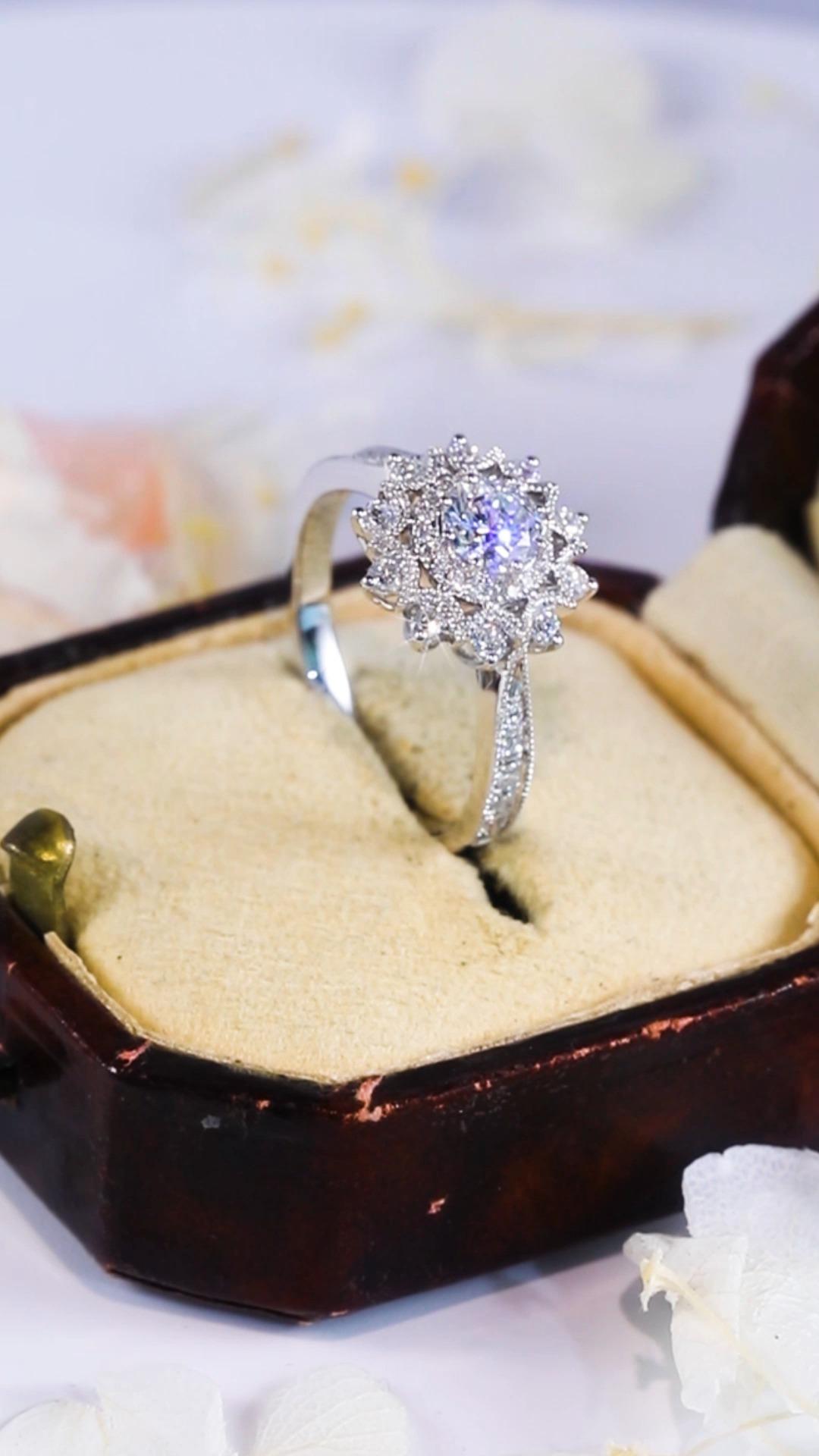 仙气满满78显大又精致的钻戒款式推荐