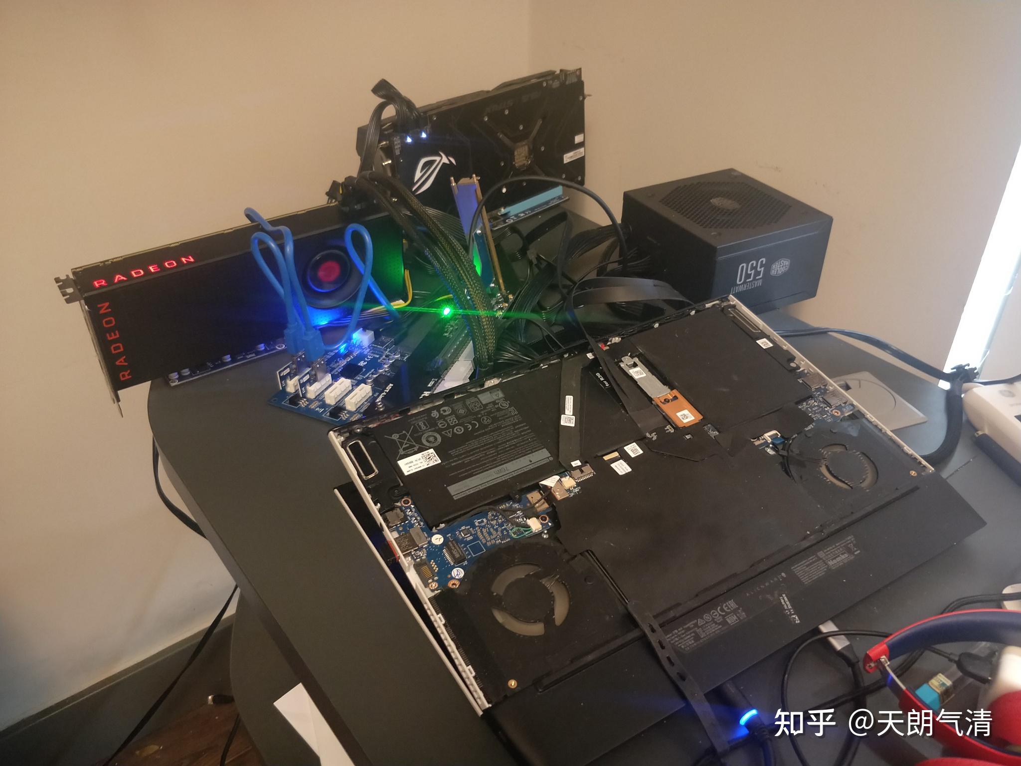 笔记本外接多gpu进行挖矿