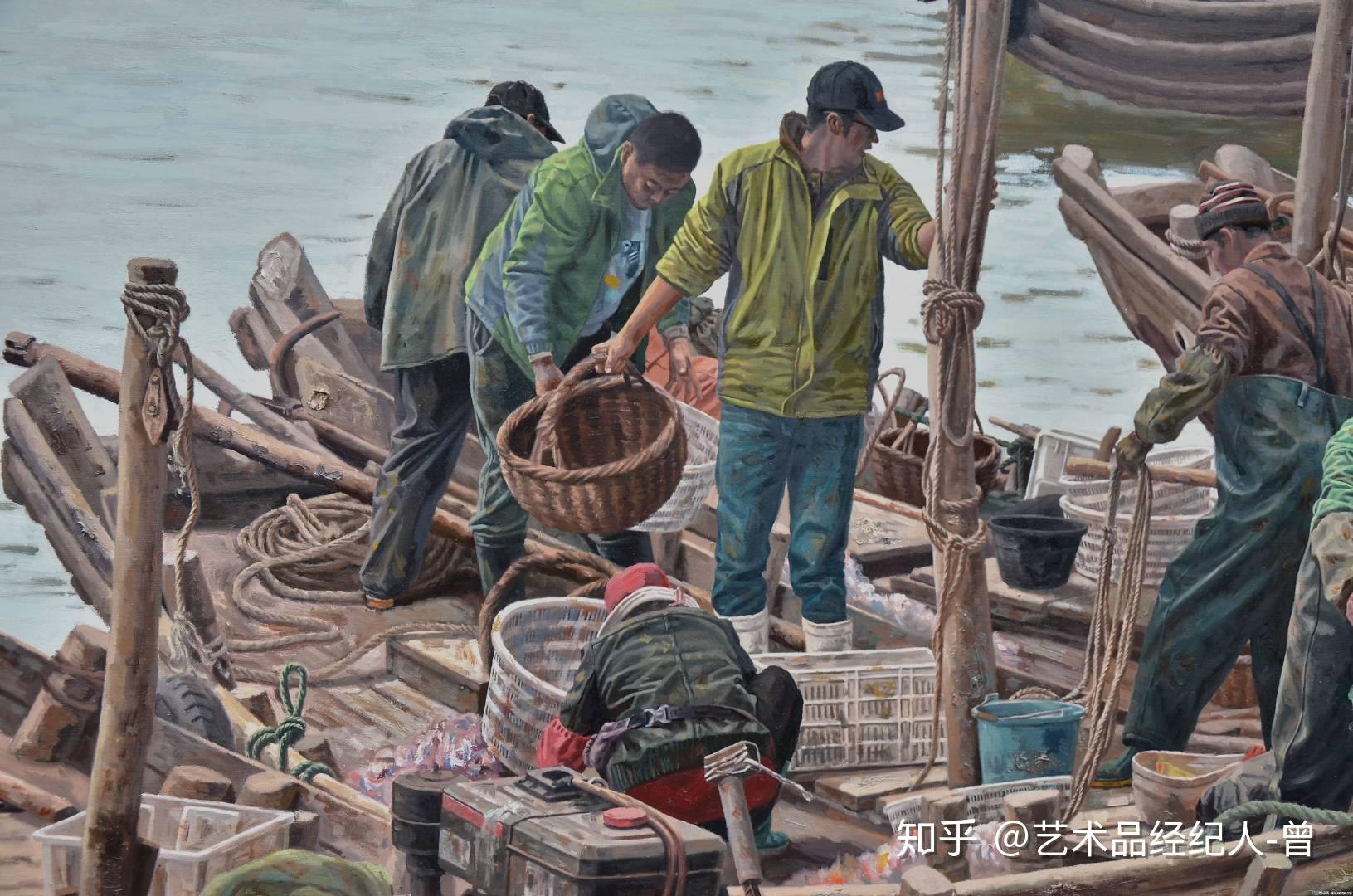 冀晓峰油画作品海上风景系列八