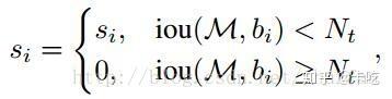 NMS 和 Soft-NMS NMS 和 Soft-NMS