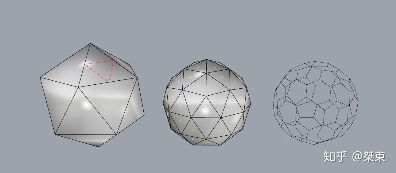 曲六边形每条边与球半径的比,每个内角的角度分别是多少? 