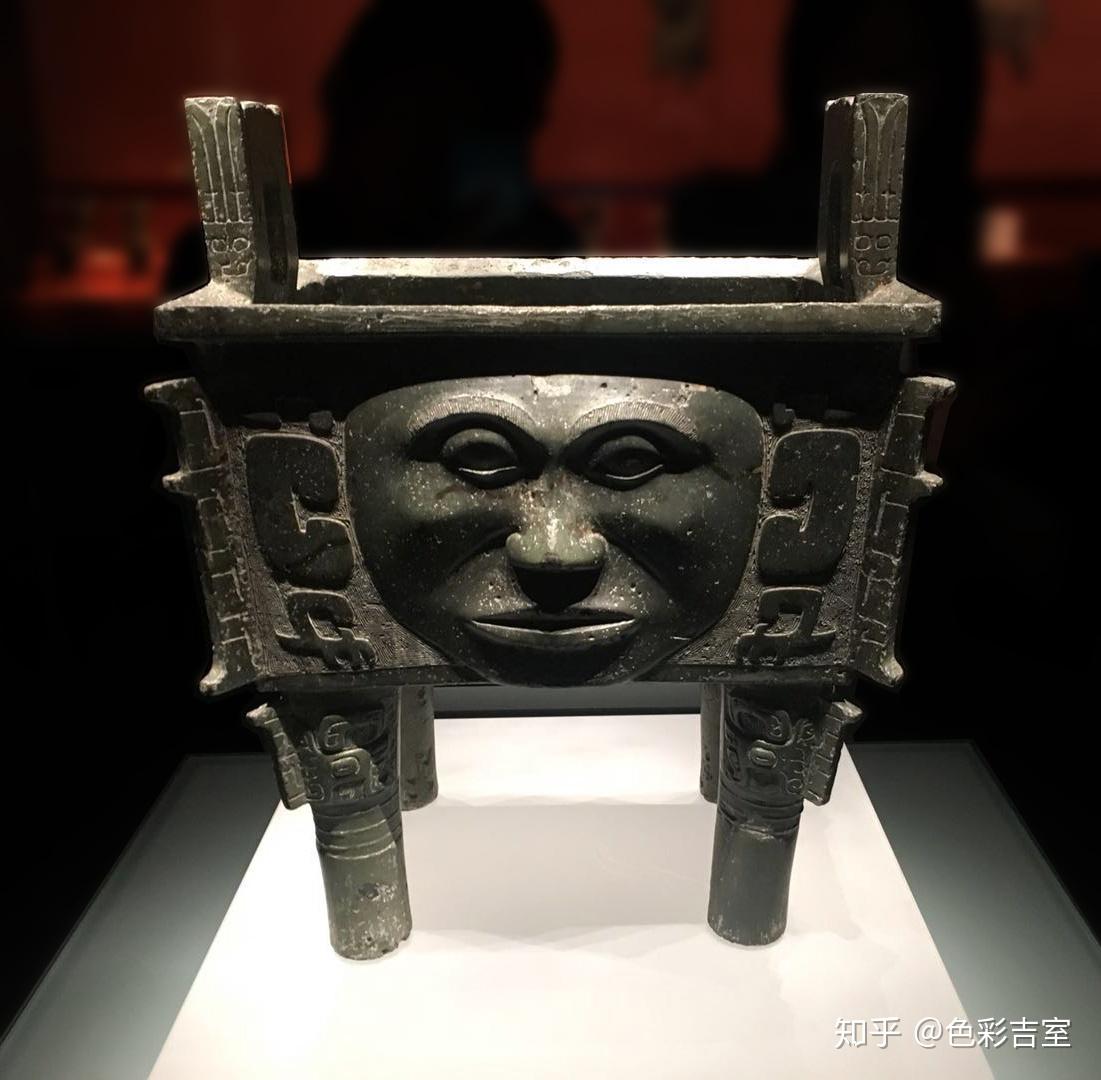 商代大禾人面方鼎