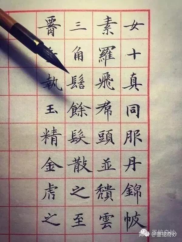 新手从哪里开始书法的练习? - 知乎