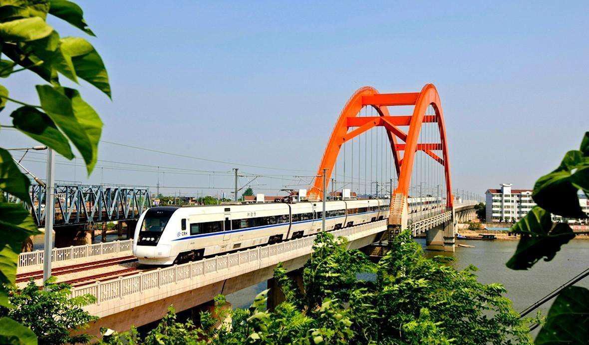 淮宿蚌城际铁路控制性工程淮河特大桥下月底开工全线明年7月