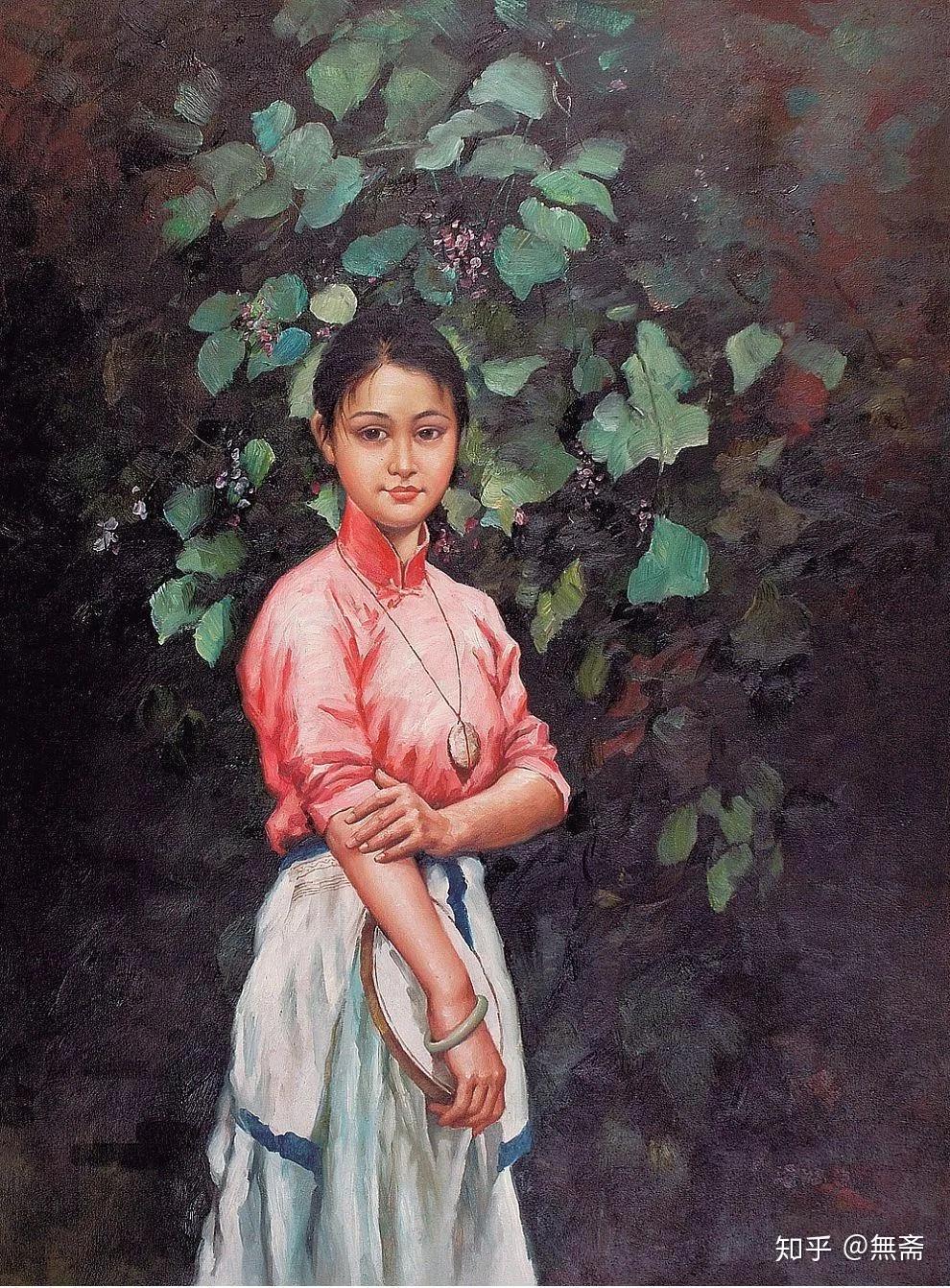 他用油画画江南女子周迅曾是他笔下的模特