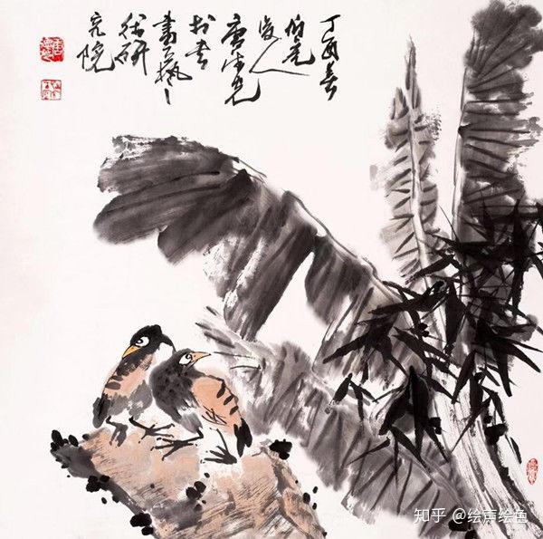 书画家唐德光意境饱满笔底春风