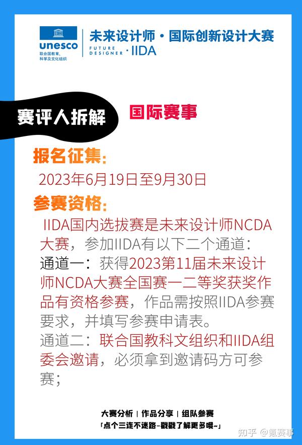 @氪赛事|NCDA获奖作品还能参加这个国际赛 - 知乎