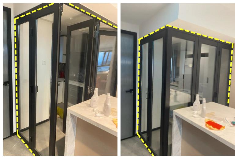 大门换成12扇折叠门,把客厅和庭院融为一体,l型没有"边界感" - 知乎