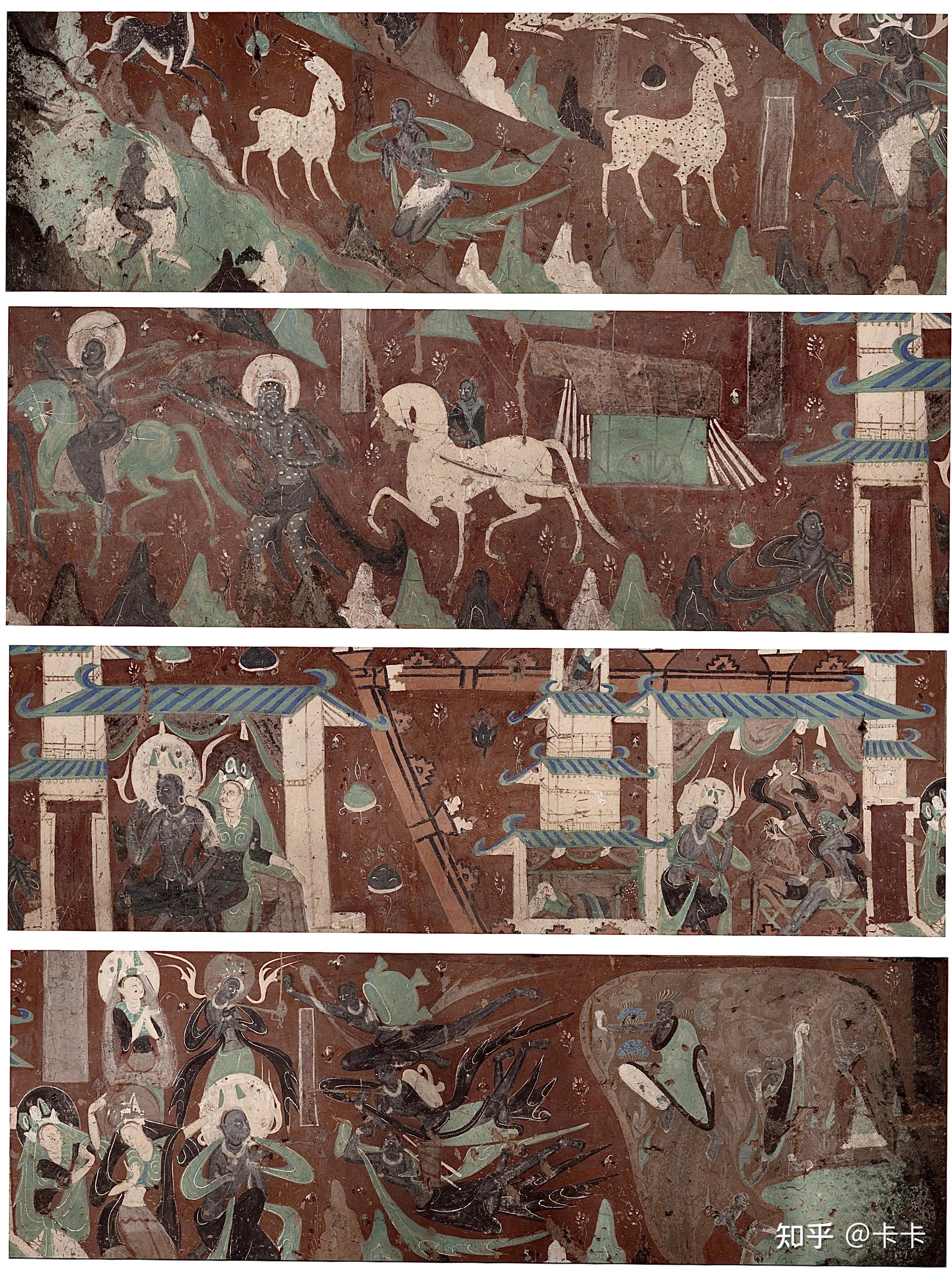 代表性的壁画之一本生故事讲述的是佛教创始者释伽牟尼生前所经历的诸