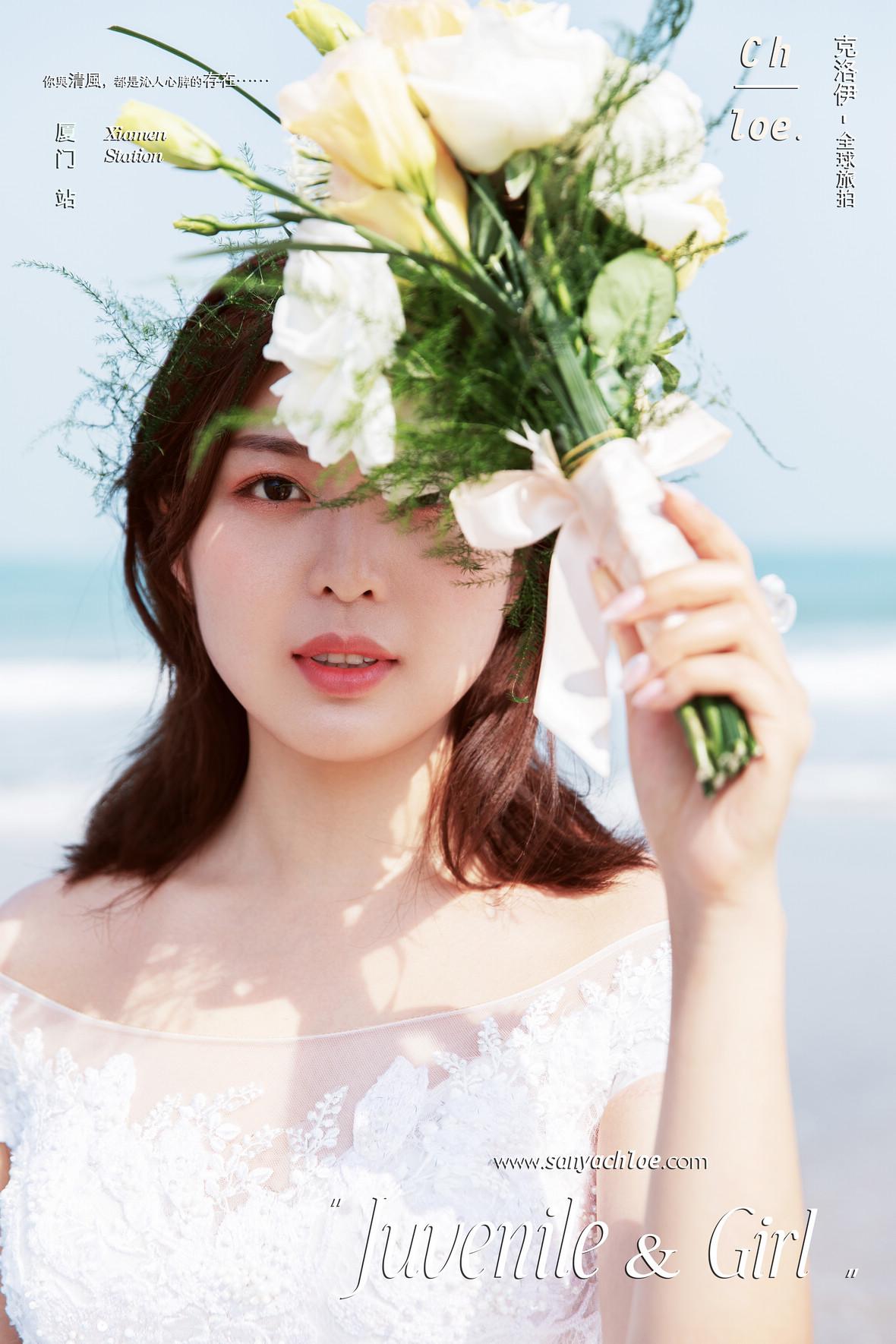 短发新娘适合什么风格的婚纱照