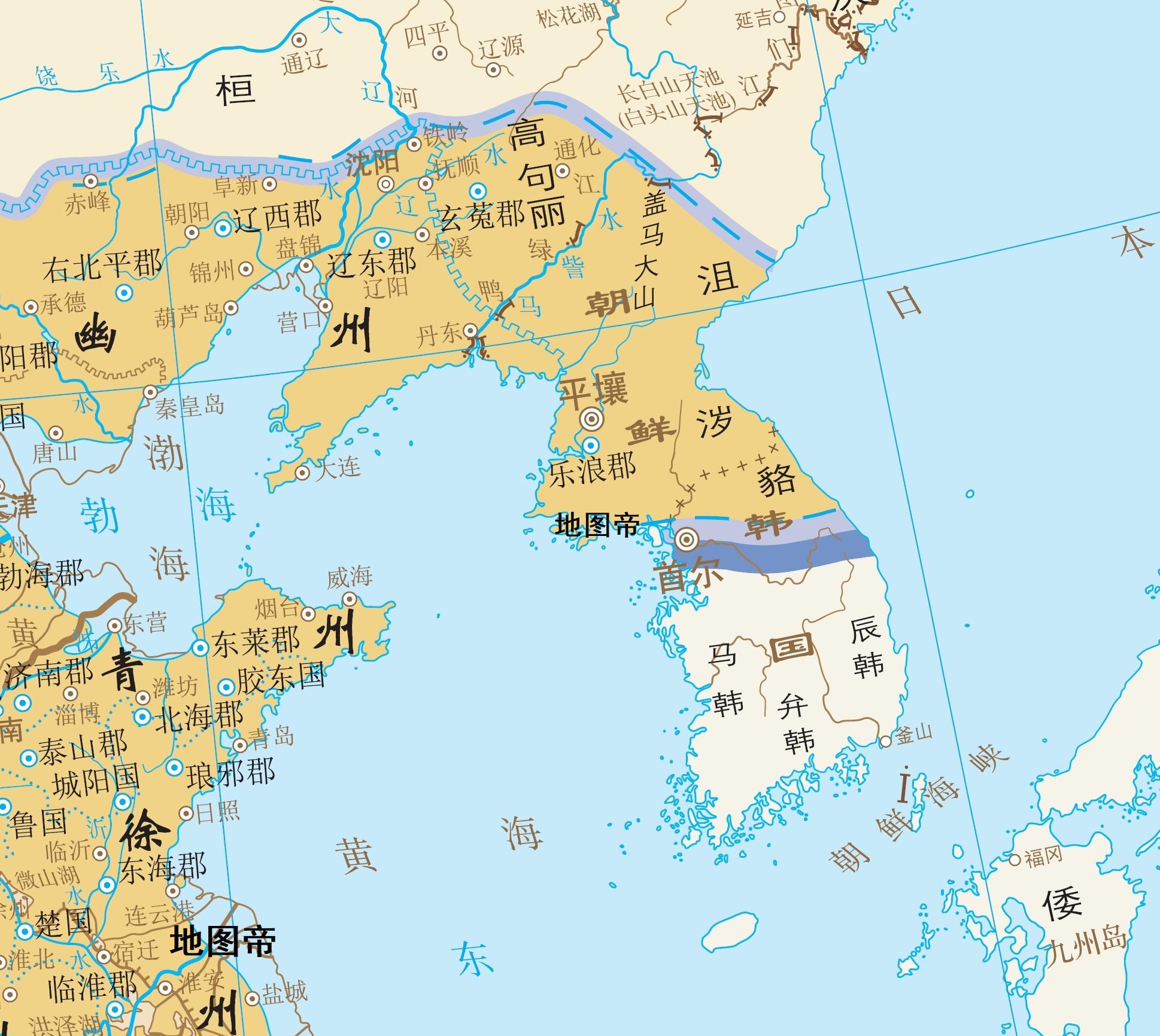 现在的韩国和我国以前战国时代的韩国有关系么