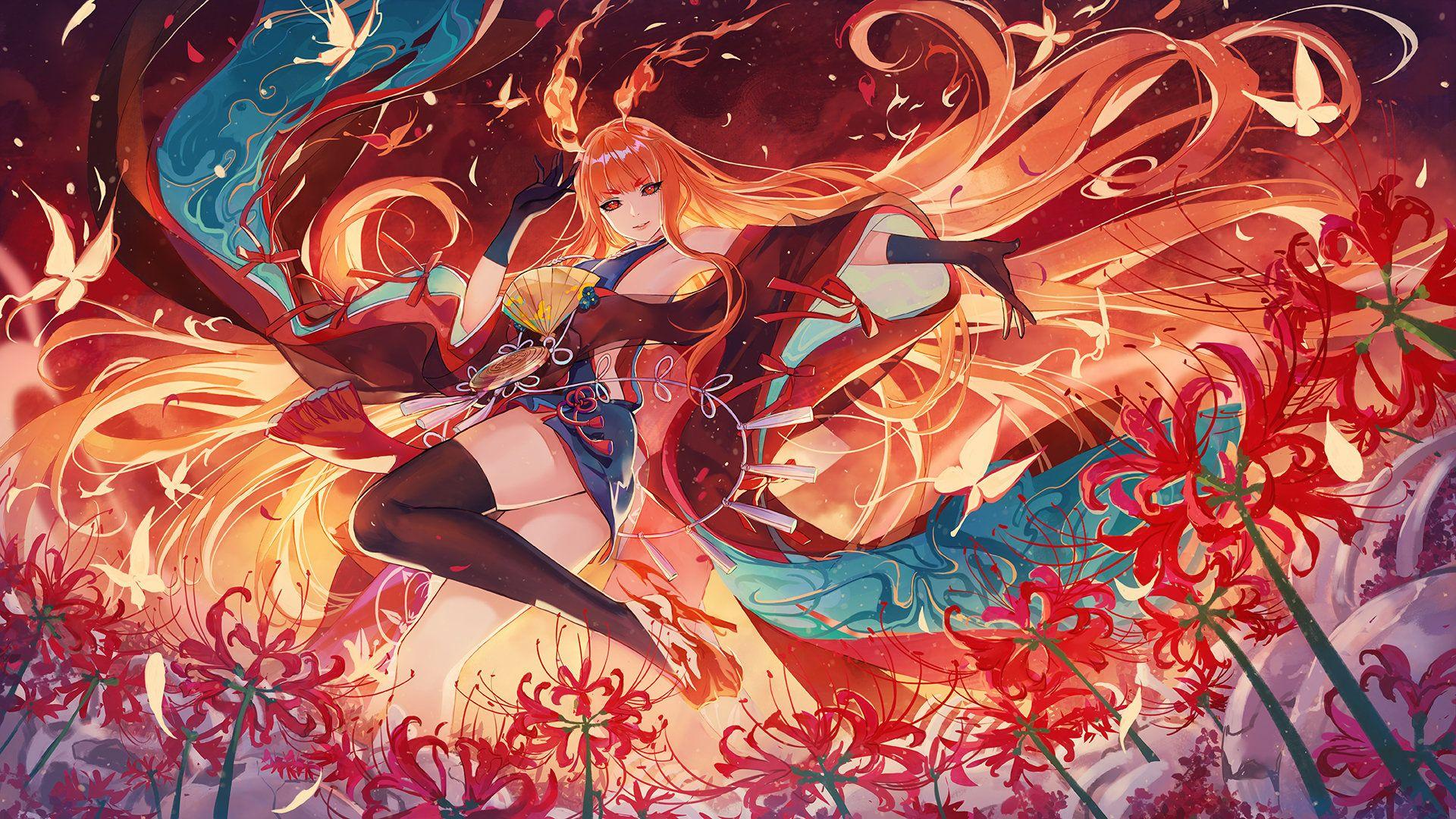 哪位大佬有qq空间好看的二次元背景图?