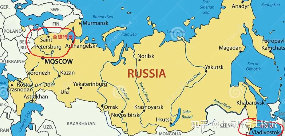 海运到俄罗斯圣彼得堡线路介绍