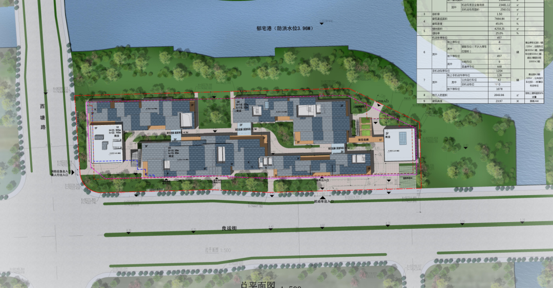 余政储出[2022]26号良渚新城CBD核心区商业水街方案公示 - 知乎