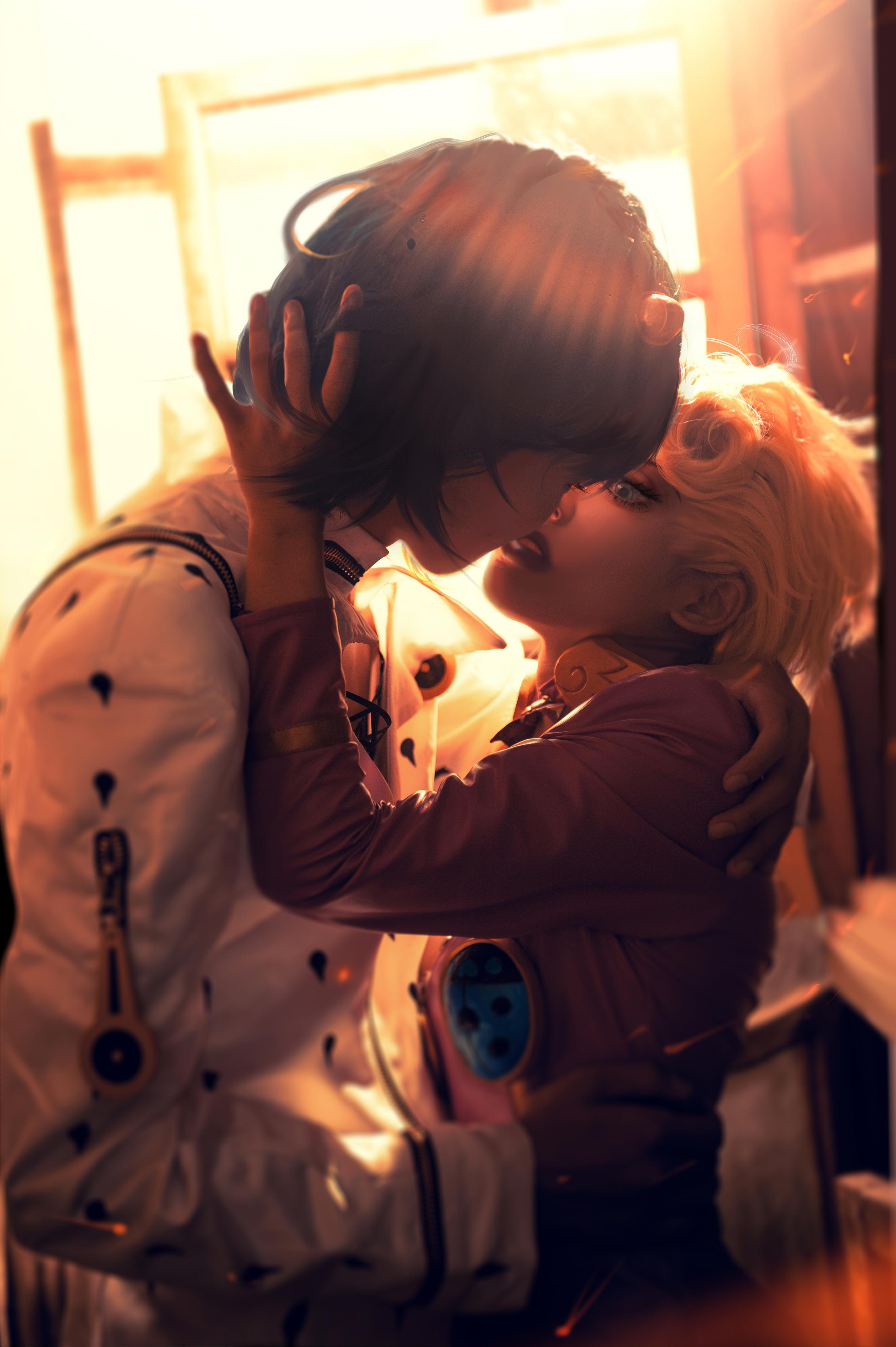 jojo的奇妙冒险黄金之风乔鲁诺x布加拉提cosplay