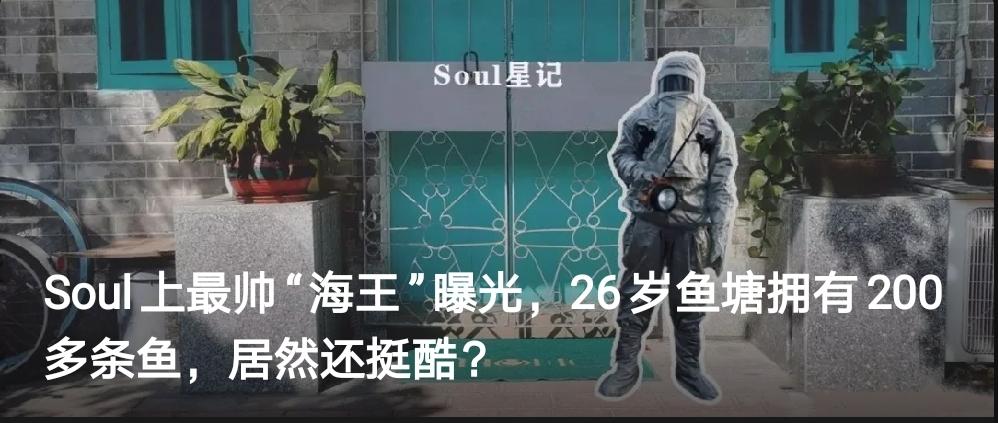 soul上最帅海王曝光26岁鱼塘拥有200多条鱼居然还挺酷