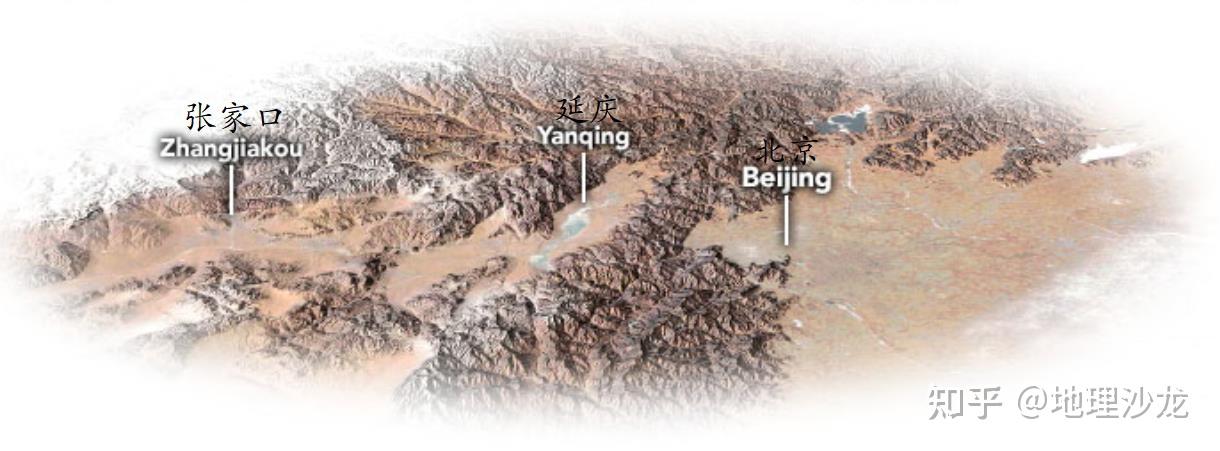 北京冬奥会地形图图片