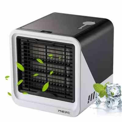 跨境迷你冷风机家用宿舍办公空调扇便捷式小型桌面冷水机usb风扇