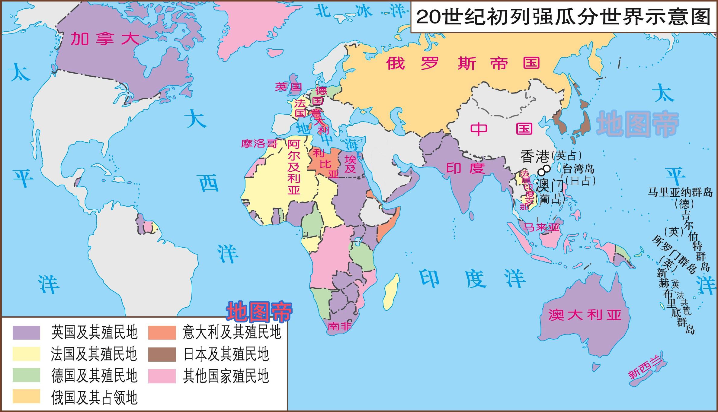 欧洲列强二战期前很多都在非洲有殖民地好像德国没有殖民地这是为什么
