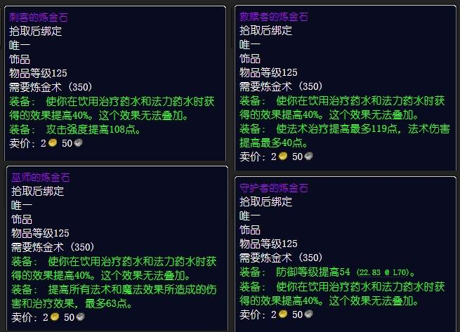 tbc炼金全面分析