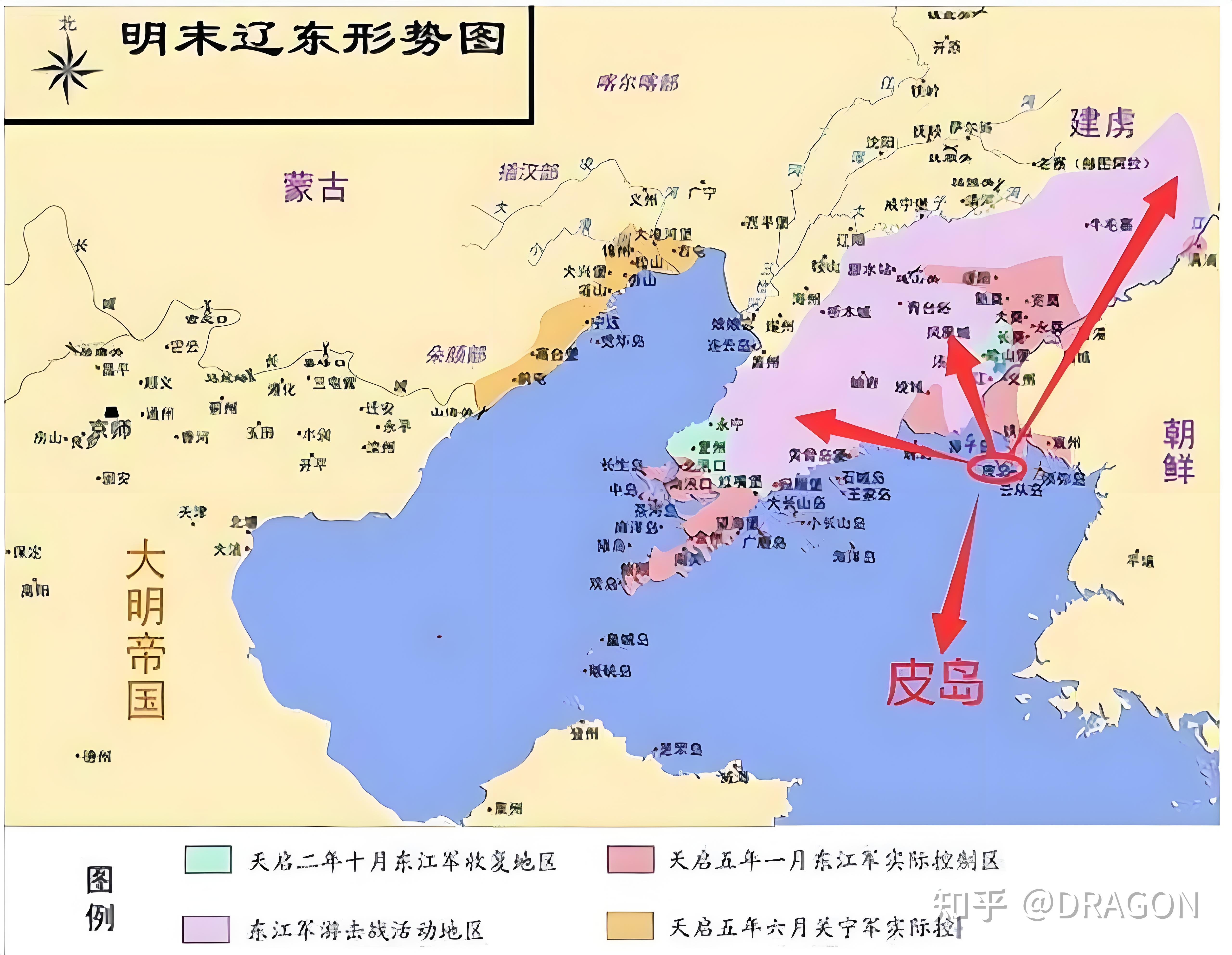 毛文龙驻扎的皮岛在什么地方他如何牵制后金的