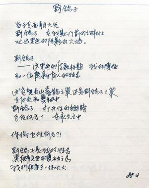 海子之死:五封真相不明的遗书 - 知乎