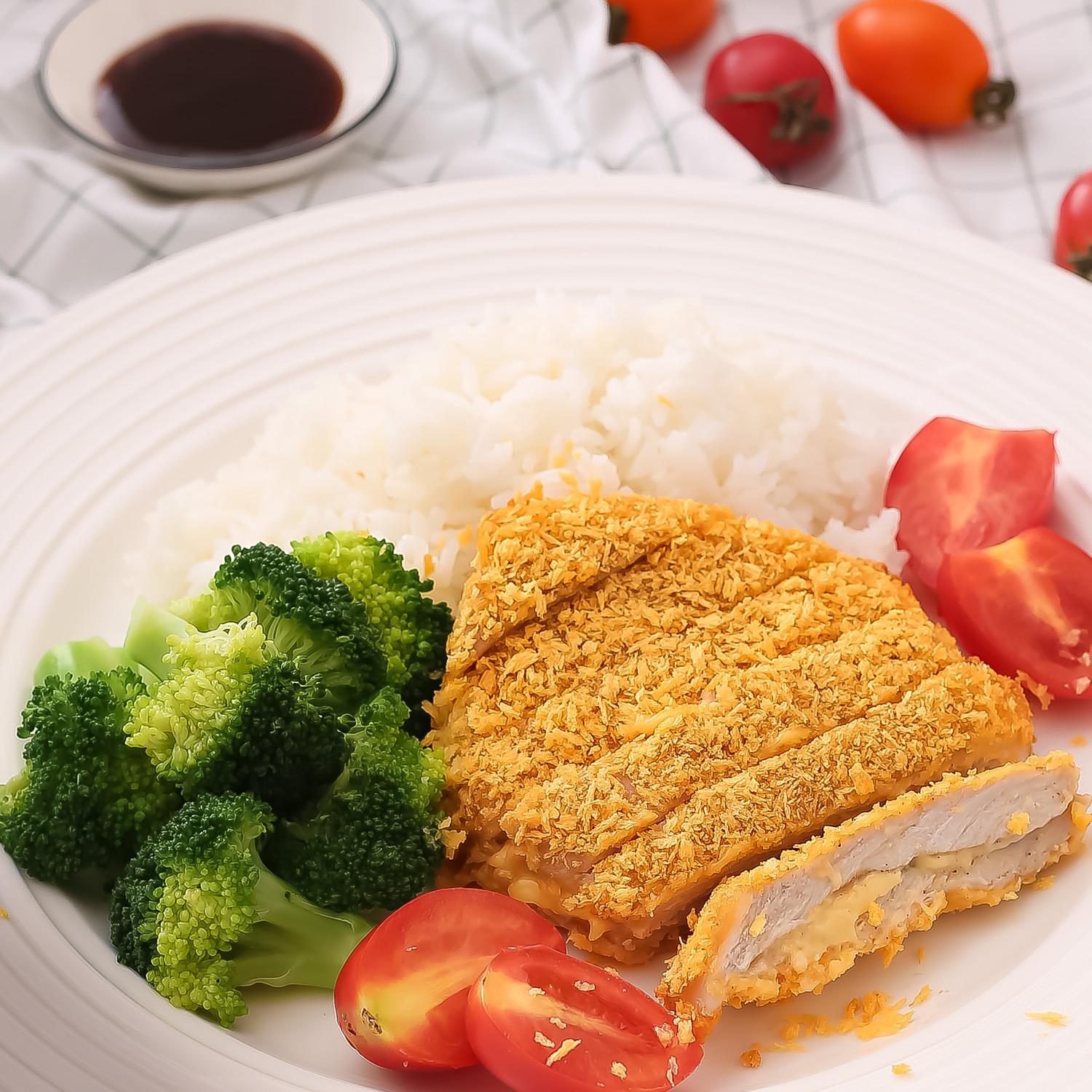 拒绝油炸——烤制芝士炸猪排饭 - 知乎