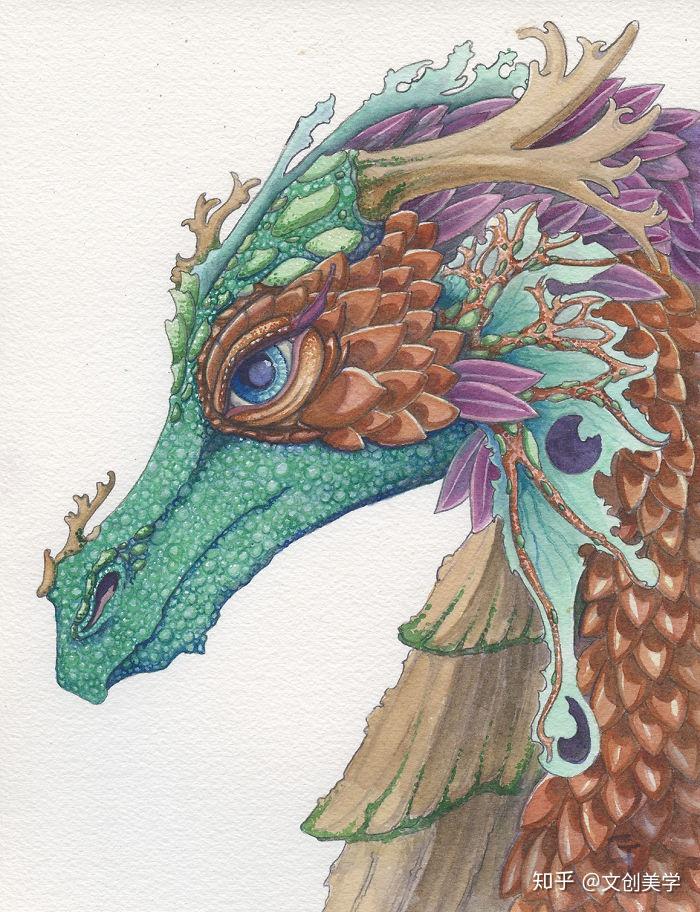 水彩画龙 - 知乎