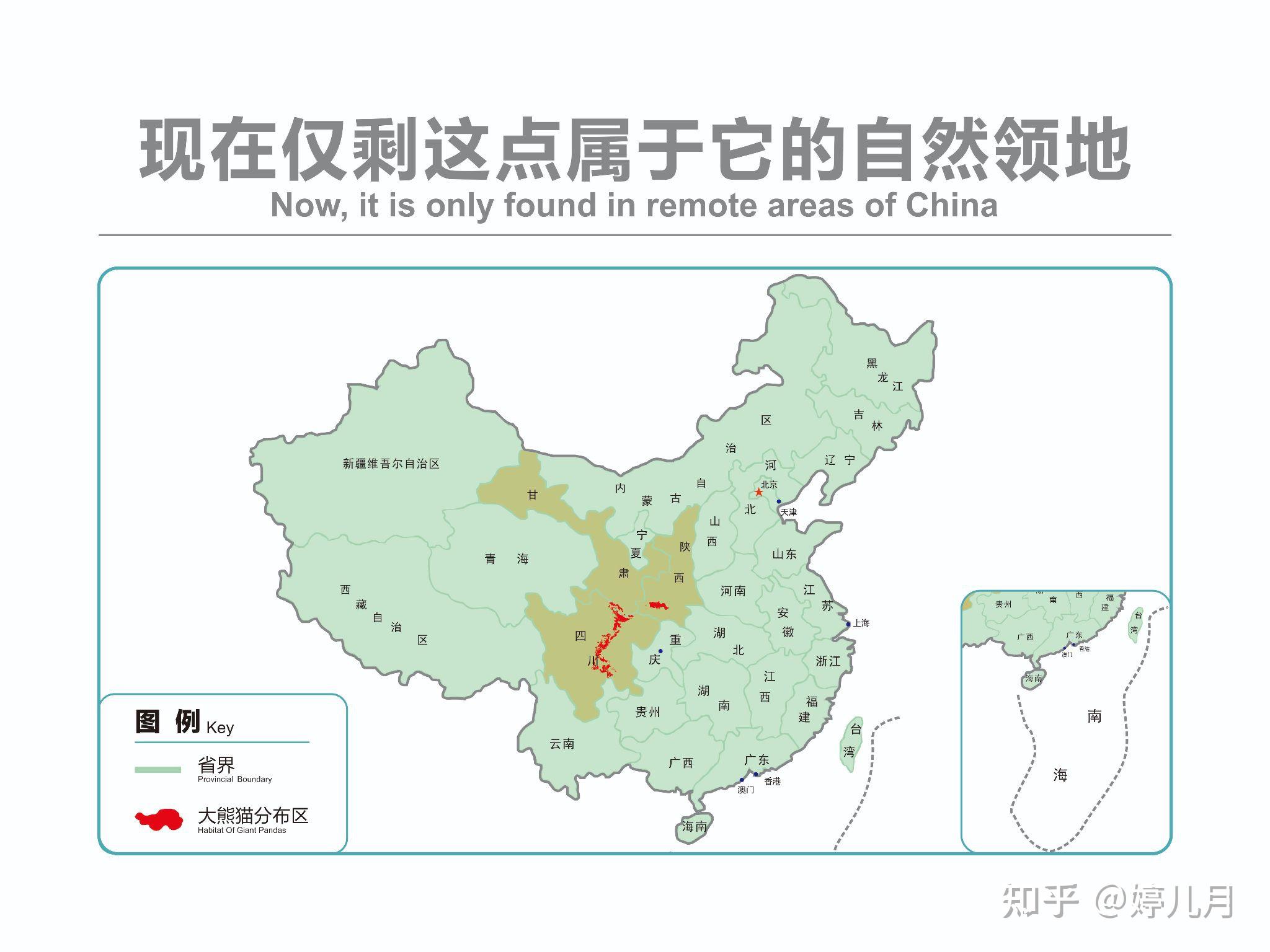 大熊猫分布地区图片