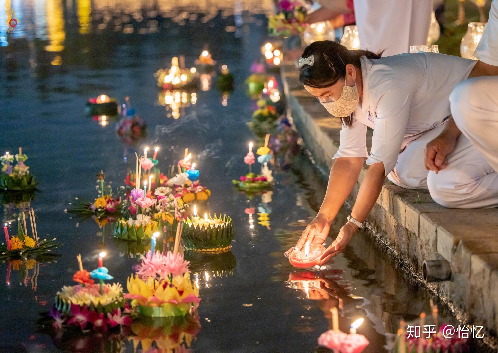 泰国水灯节照片图片