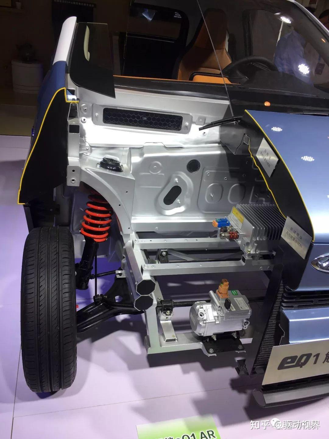 国内外新能源电动汽车底盘高清大图108张