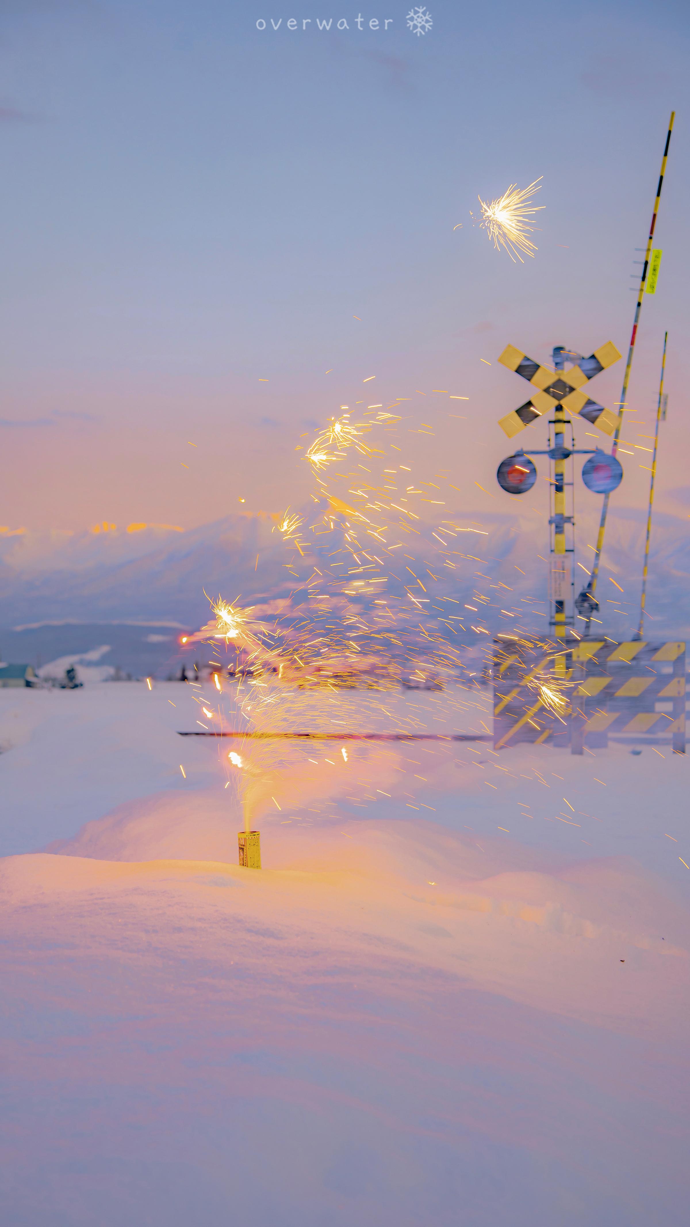 马上换 北海道的烟花雪壁纸也太好看了吧 知乎