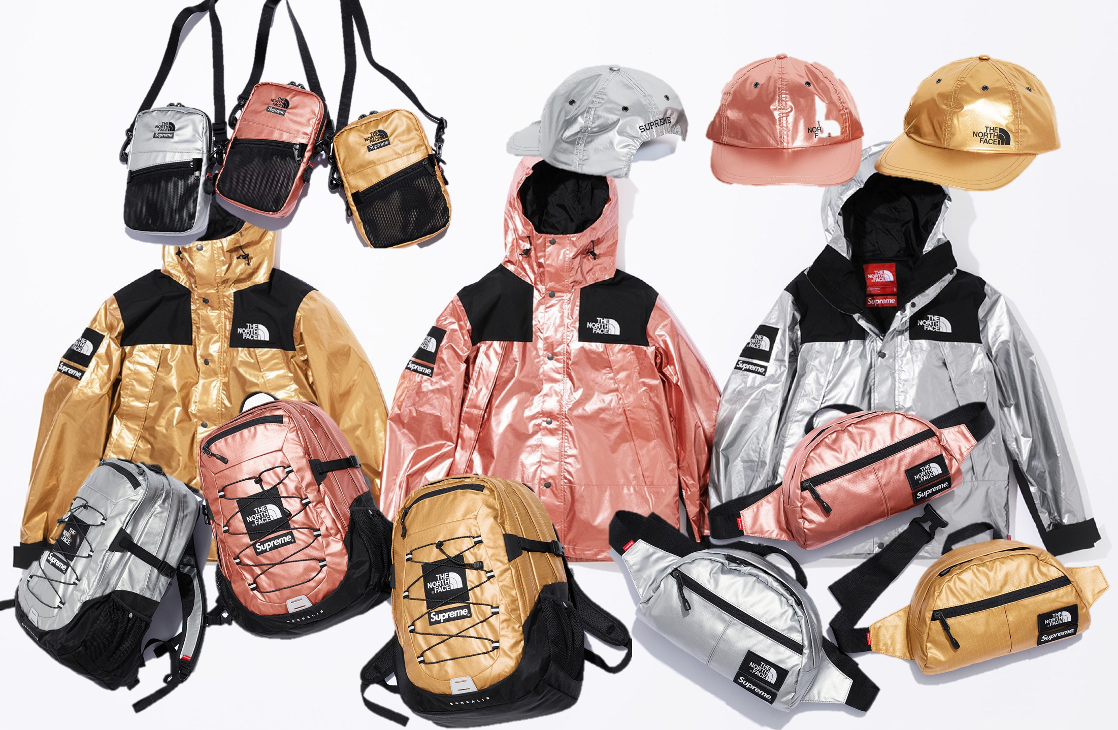 Supreme x The North Face新联名来了，金属风闪瞎眼，你会买吗？ - 知乎