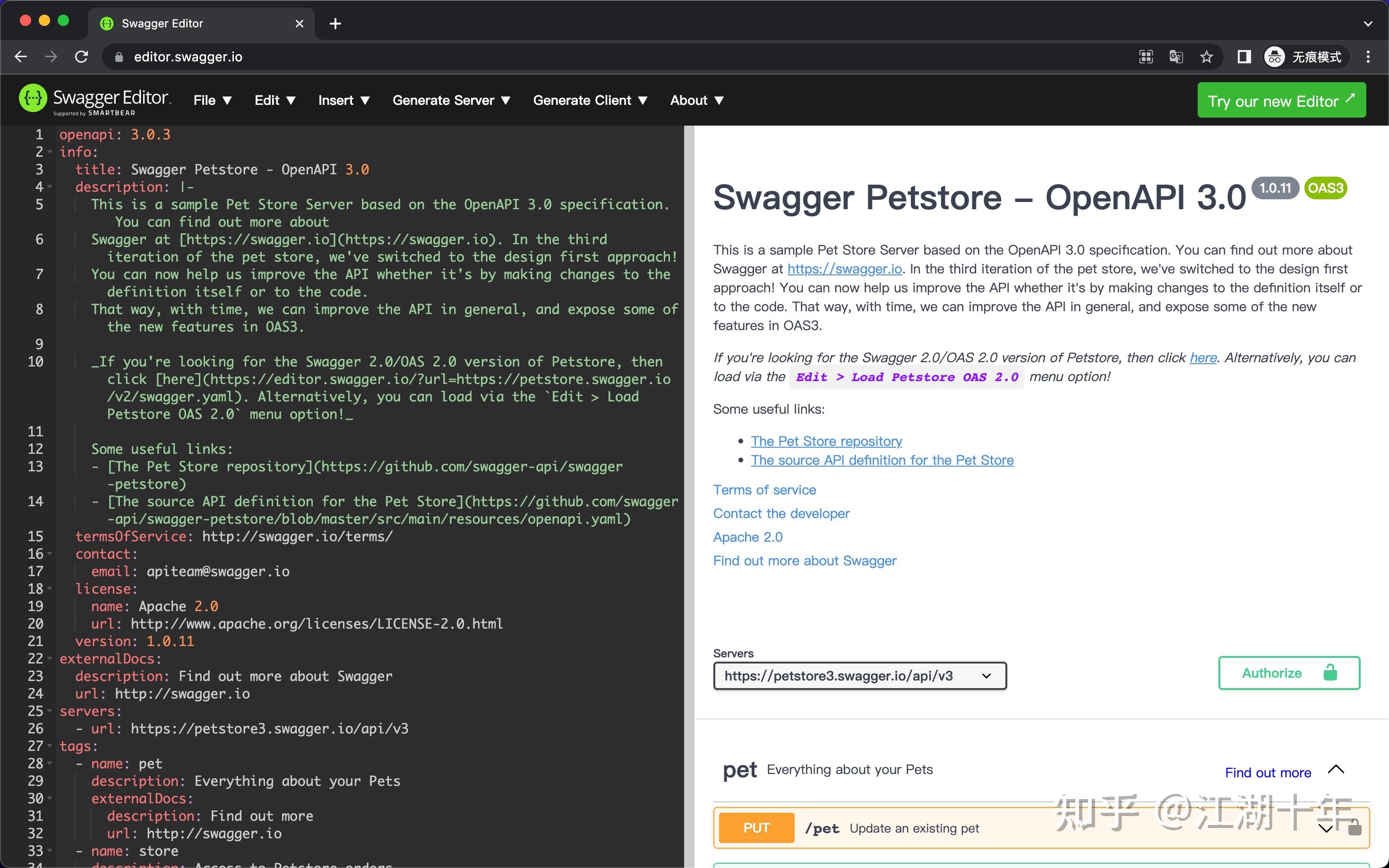 使用 OpenAPI 构建 API 文档 - 知乎