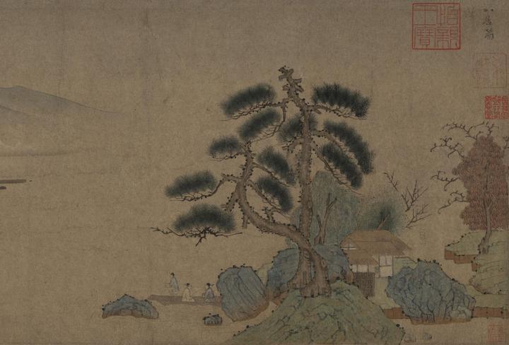 元钱选 | 《幽居图》卷 - 知乎