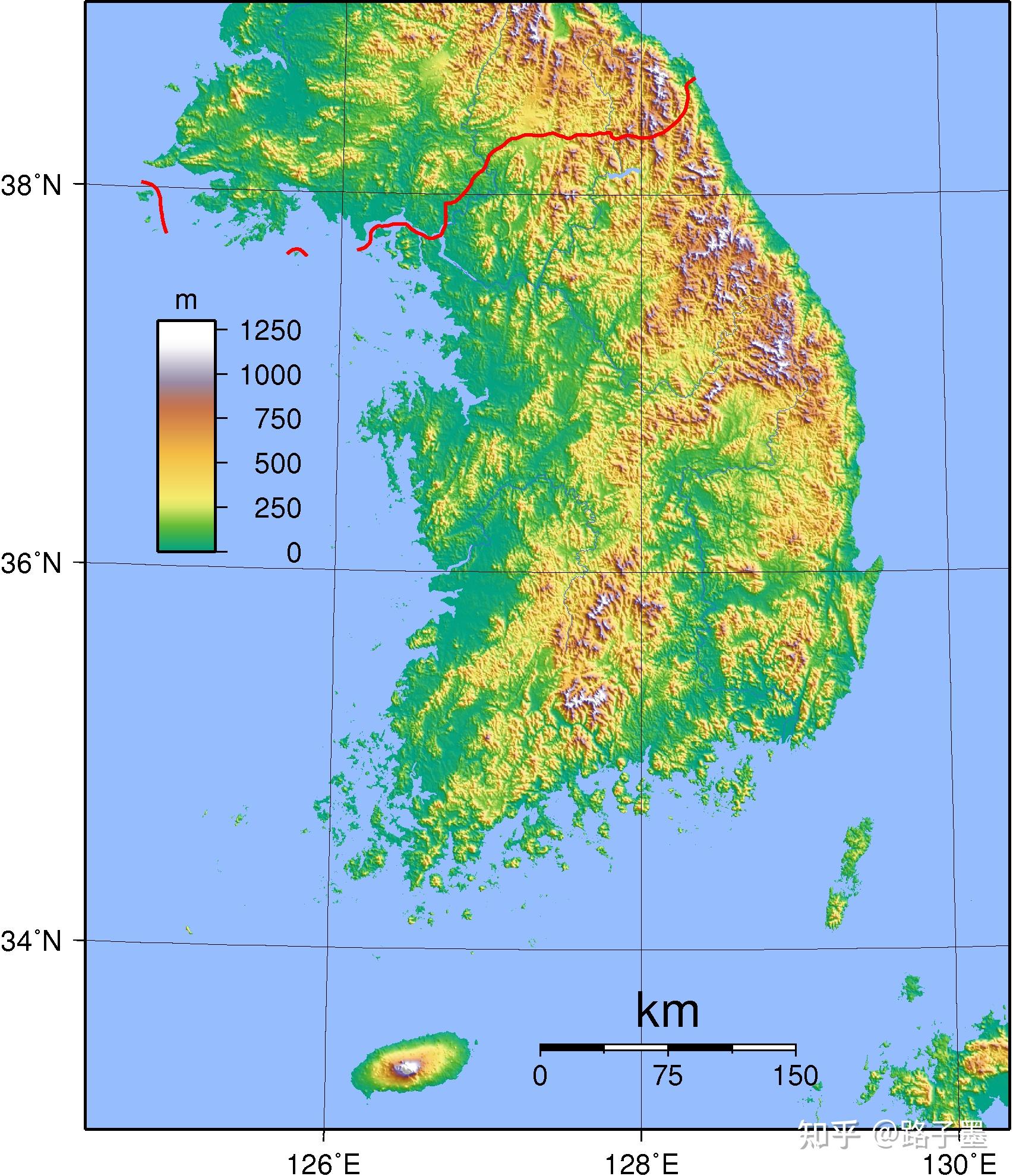 朝鲜半岛气候类型图图片