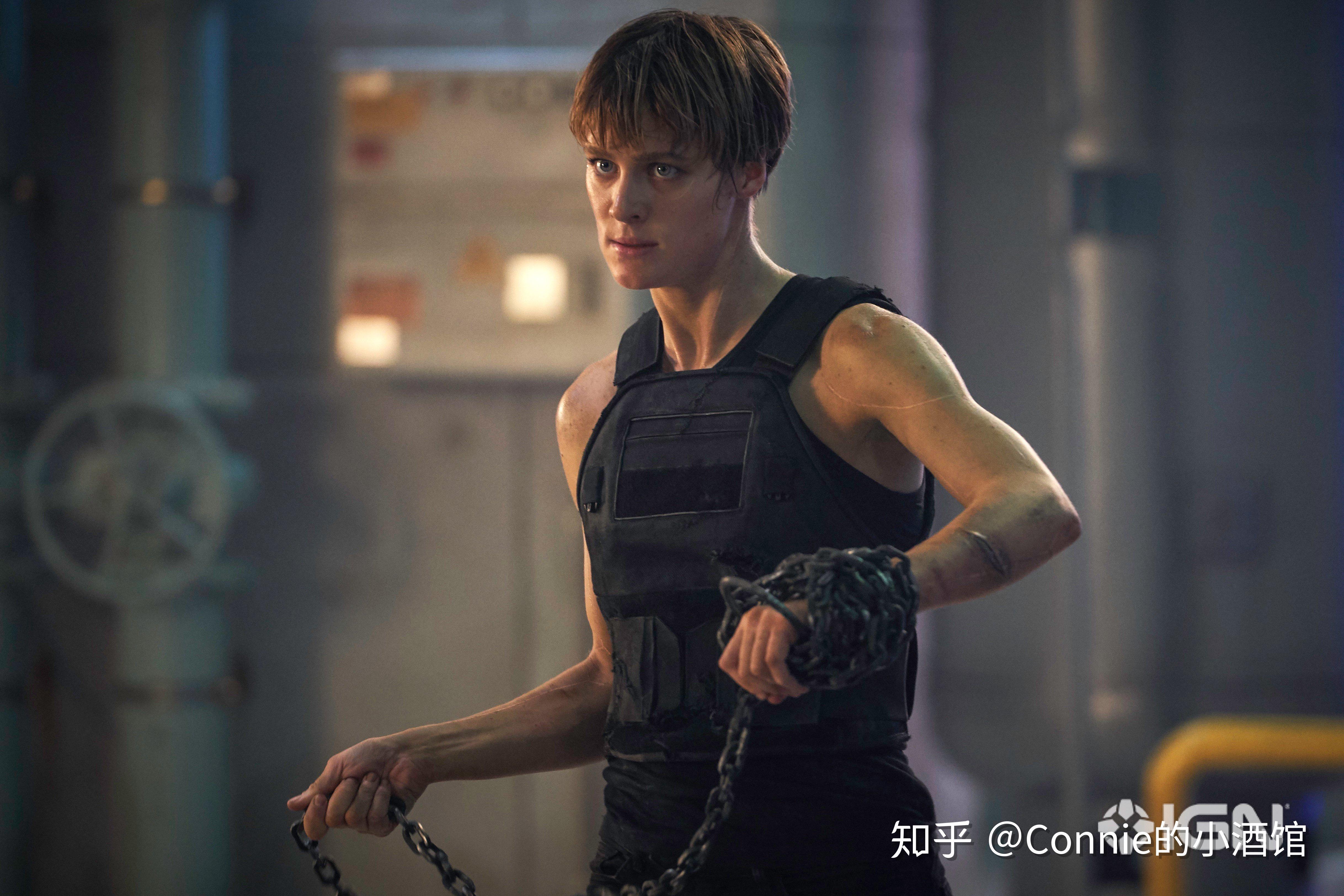 请问大家有终结者:黑暗命运少女格蕾丝的剧照吗,实在是太可爱了吧 ?