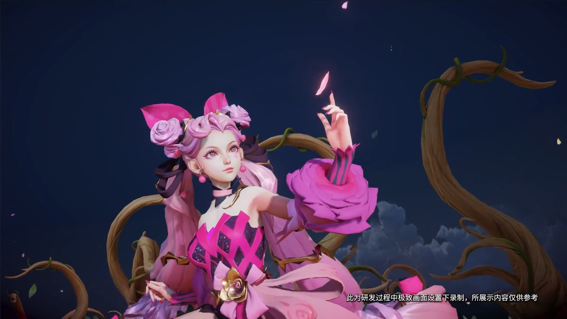 孙尚香蔷薇恋人皮肤特效升级蔷薇花雨为赤诚盛放飘舞