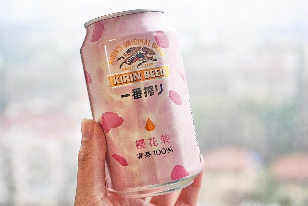 白桃苏打梅酒」「suntory 春季限定 樱花草莓味啤酒」「麒麟一番榨